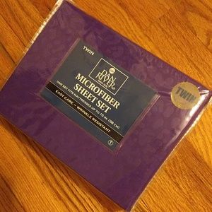 Dan River microfiber Twin sheet set.